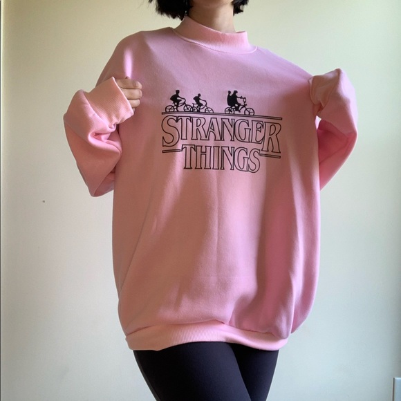 Plush Stranger Things Logo Sweater - Picture 4 of 4